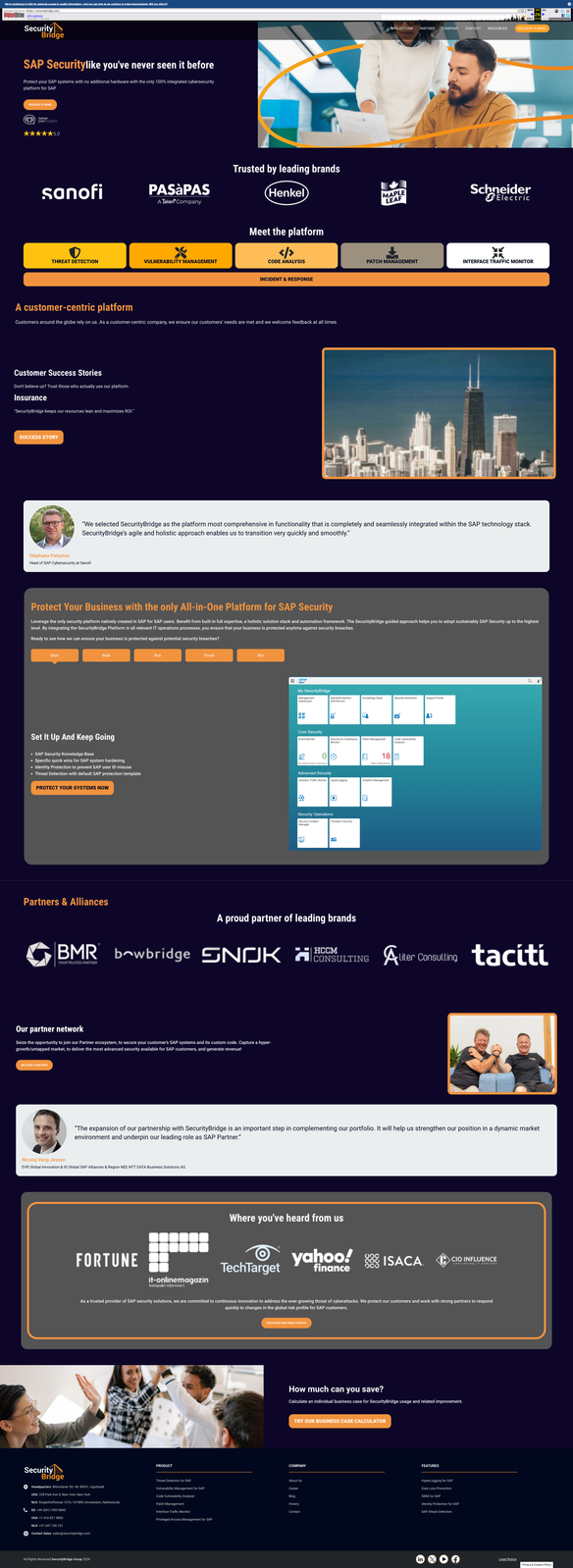 Website design example