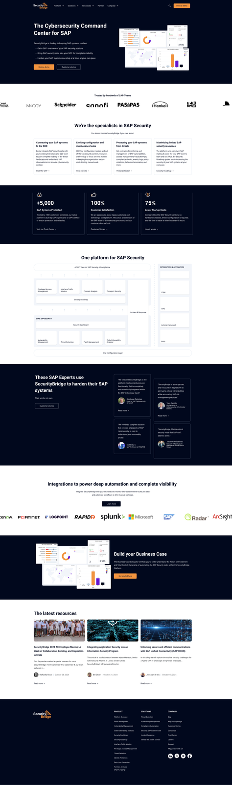 Website design example