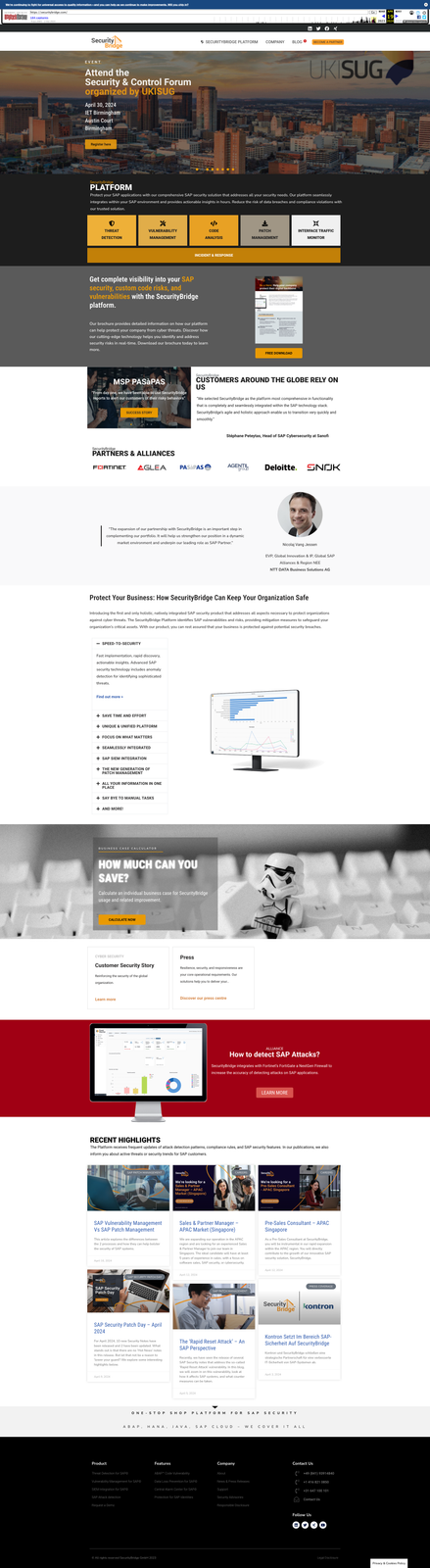 Website design example